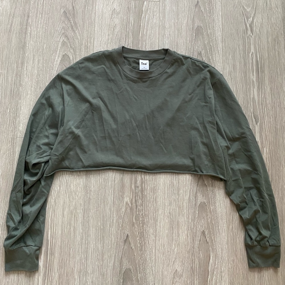 TNA laid back cropped long sleeve